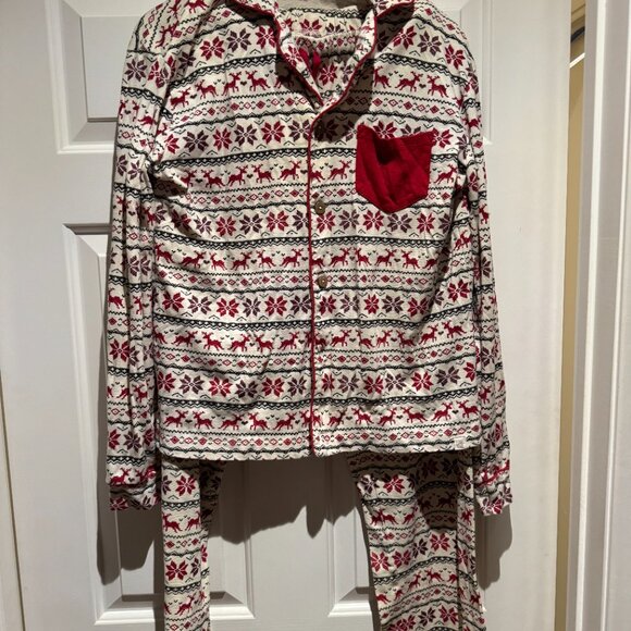 Burts Bees Baby and Family Matching Holiday Organic Cotton Adult Size PJ's - Picture 1 of 8